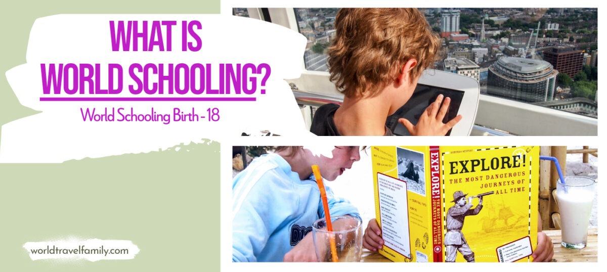 kids world schooling as they travel