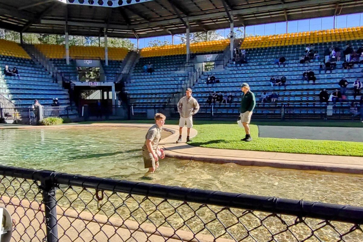 Robert Irwin at Australia Zoo