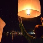 Best Places Visit Thailand Families Child in Thailand with Thai lantern