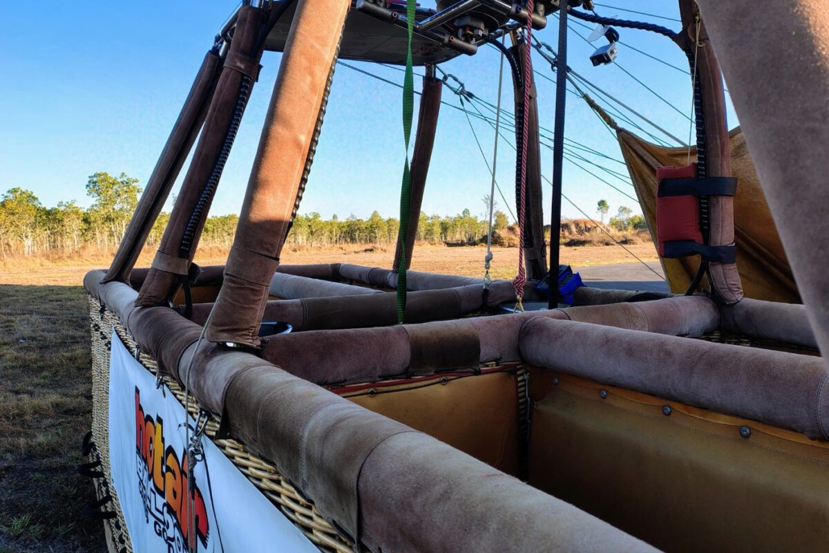 Hot air balloon basket Australia