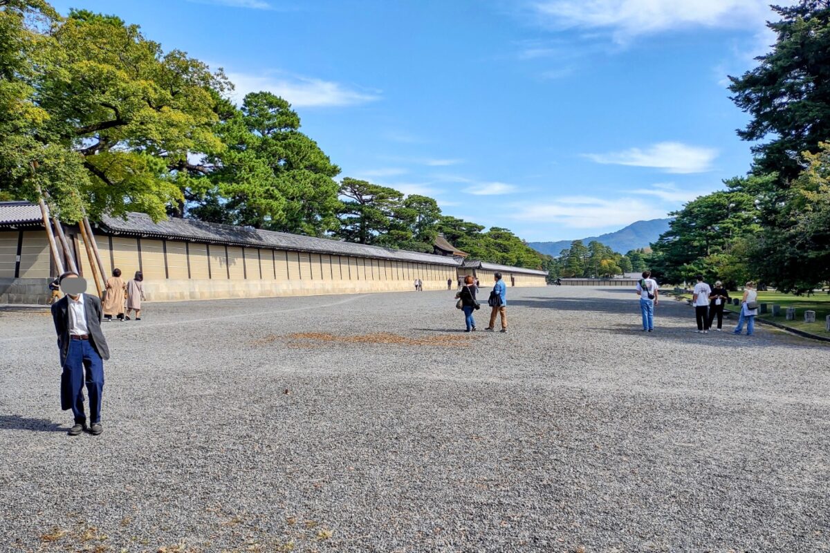 Outer walls of Imperial Palace Kyoto