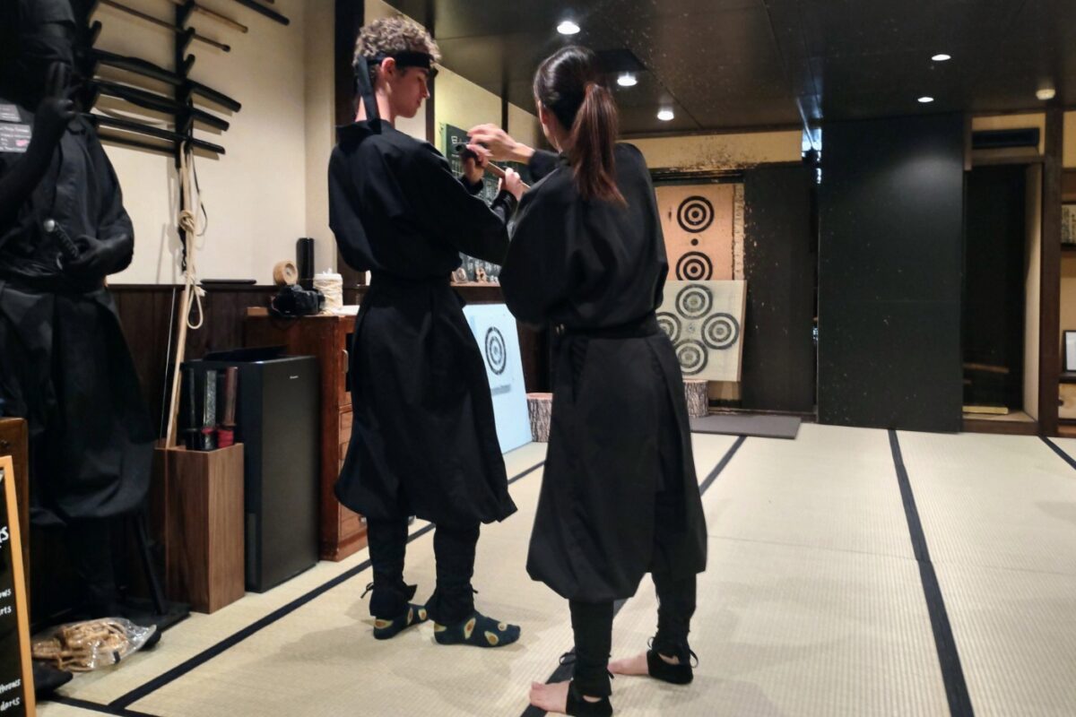 Ninja classes in Kyoto