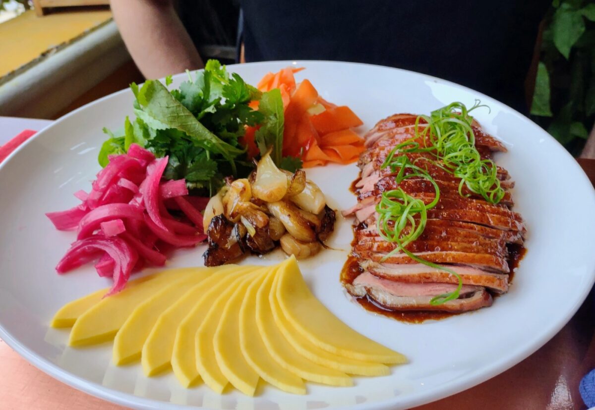 Duck main course at Mango Rooms Hoi An