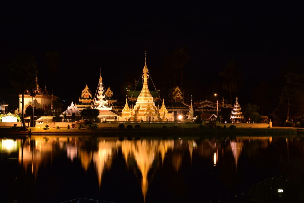 Mae Hong Son by night beautiful view