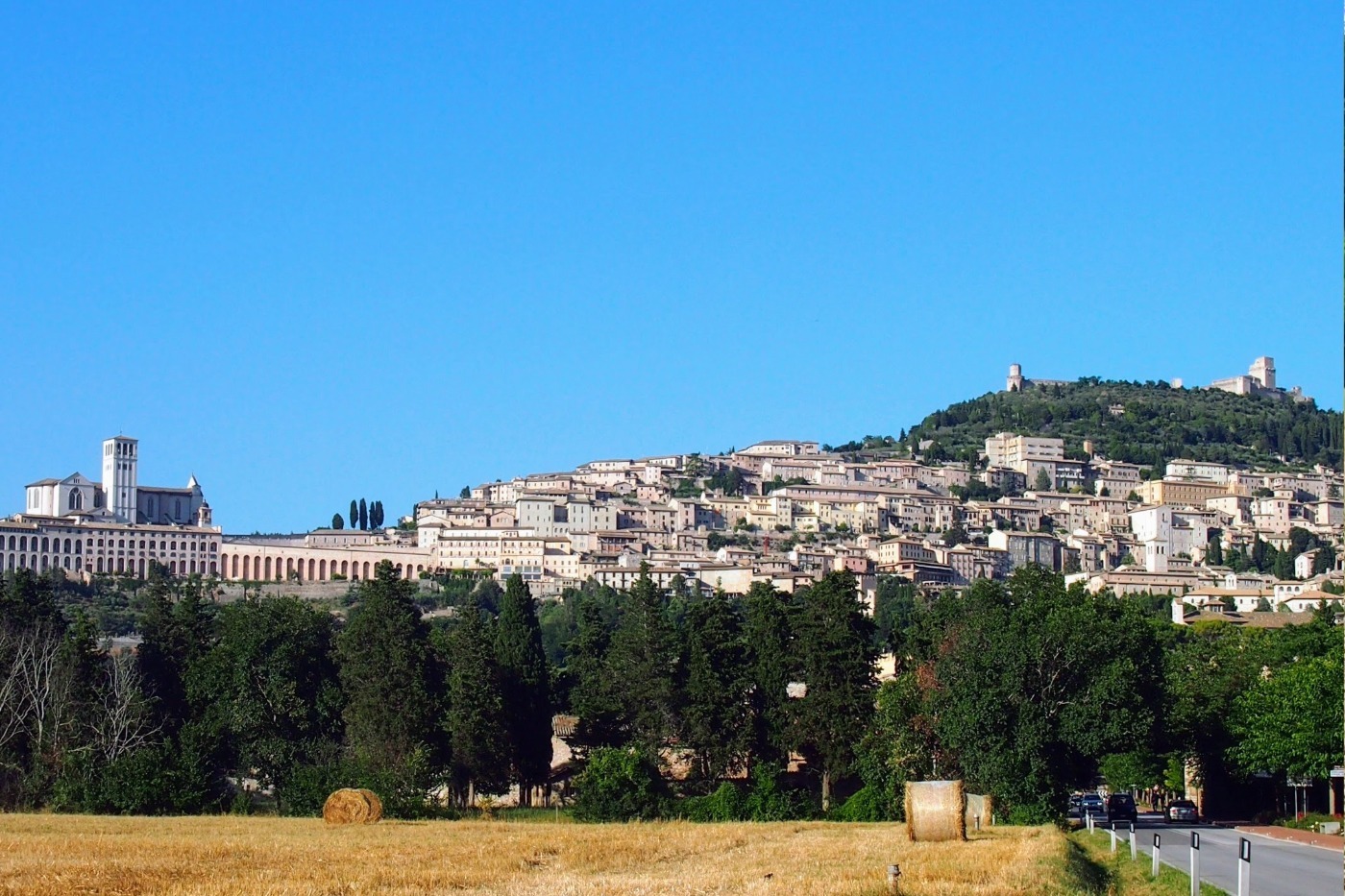 Assisi Italy view of the ancient city