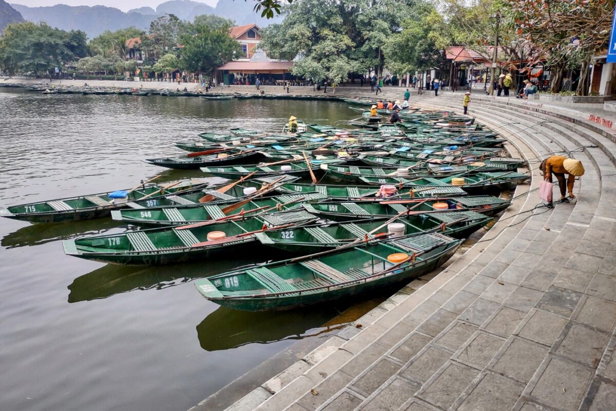 Tam Coc boat jetty