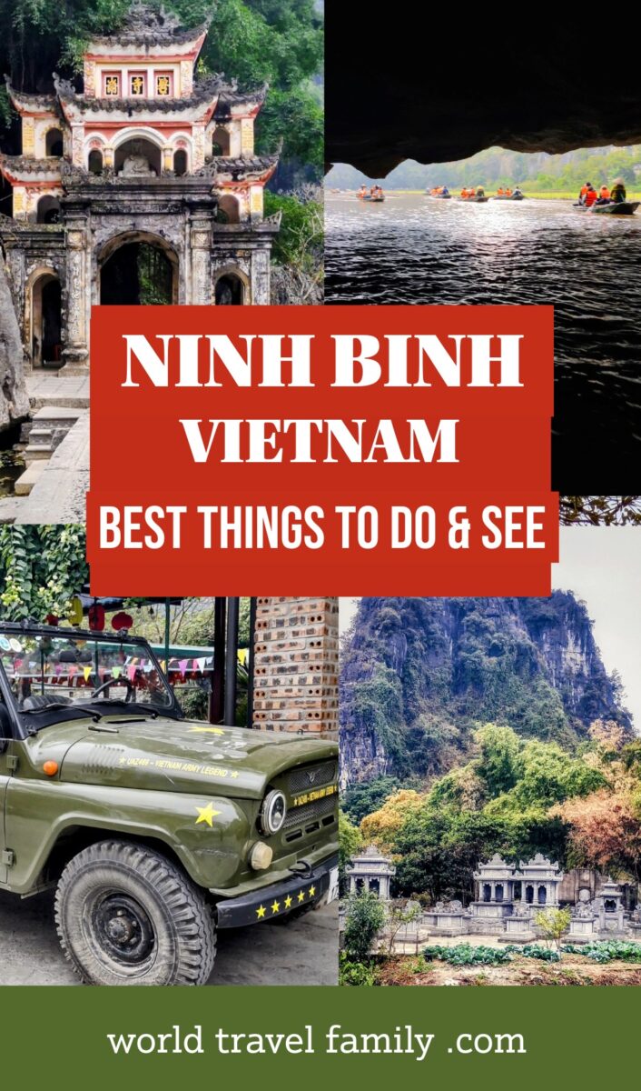 Ninh Binh Vietnam best things to do travel guide. Beautiful places in and around Ninh Binh