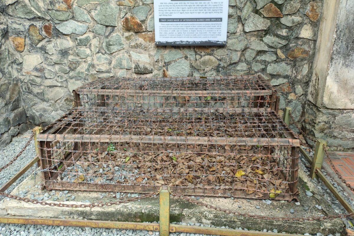 Tiger cages saigon war remnants museum