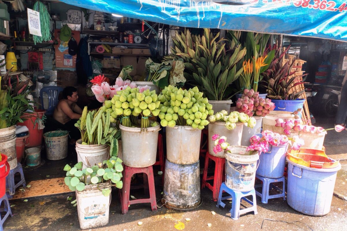 Saigon Vietnam Flower Market