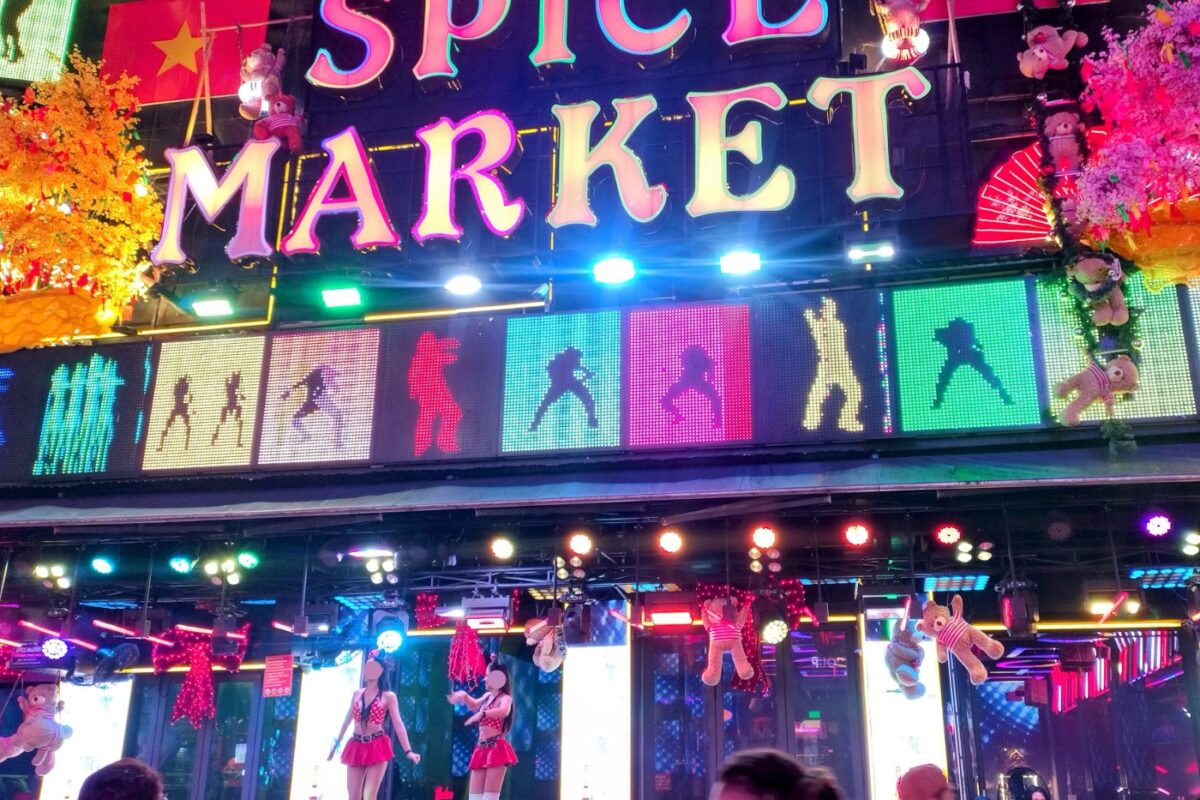 Saigon walking street photo